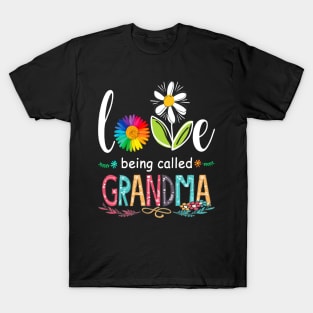 I Love Being Called Grandma Mimi Gigi Nana Lover Mother's Day 2021 T-Shirt